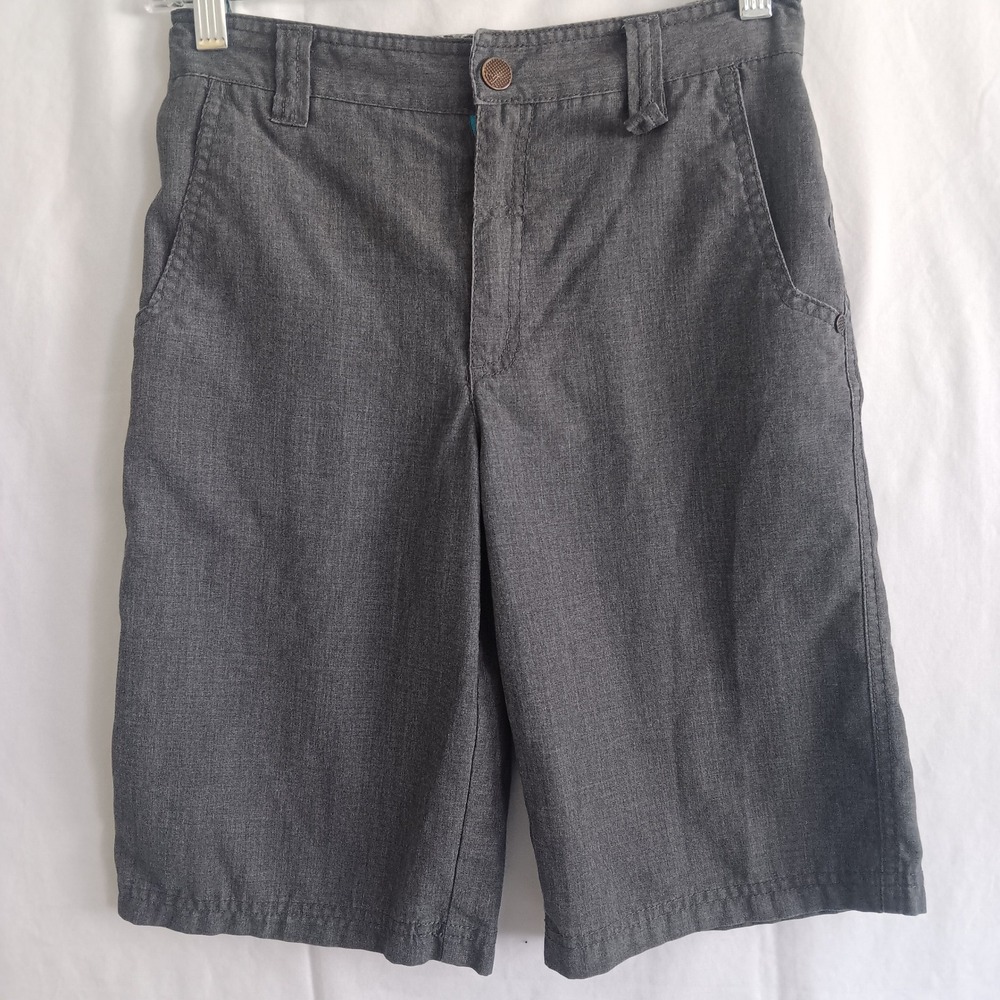 Shaun White Shorts Boys Size 12 Gray Flat Front Skate Casual